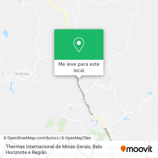 Thermas Internacional de Minas Gerais mapa