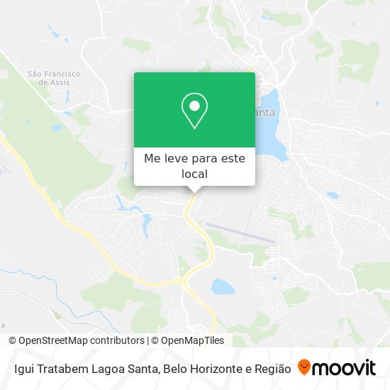 Igui Tratabem Lagoa Santa mapa