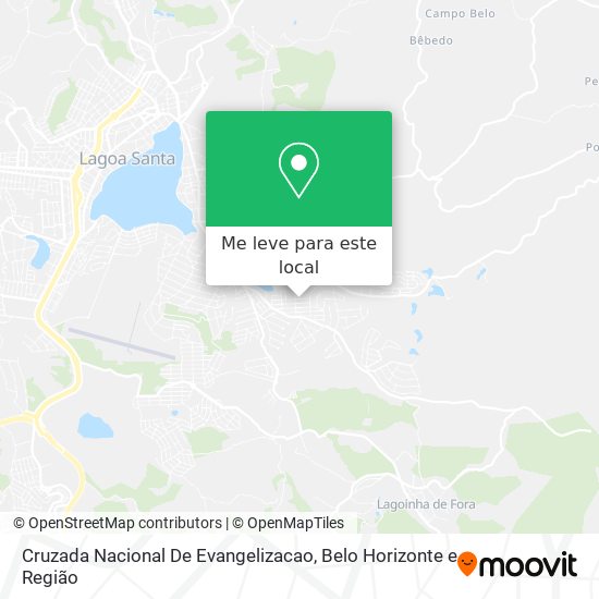 Cruzada Nacional De Evangelizacao mapa