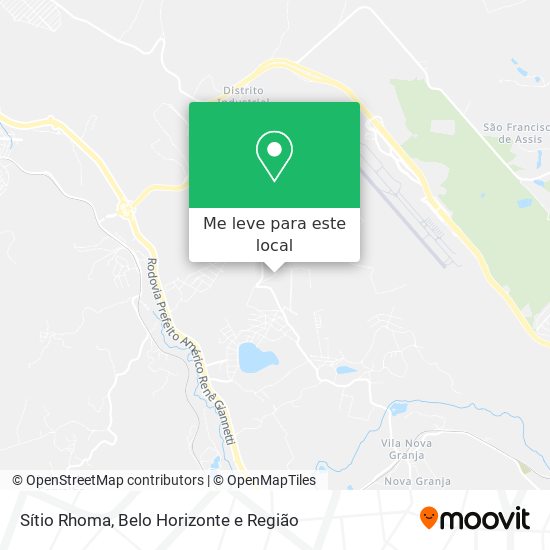 Sítio Rhoma mapa