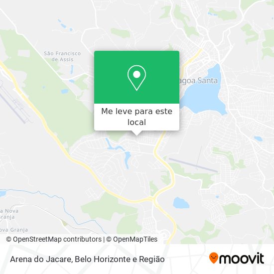Arena do Jacare mapa