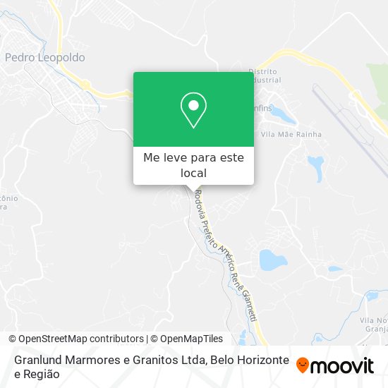 Granlund Marmores e Granitos Ltda mapa