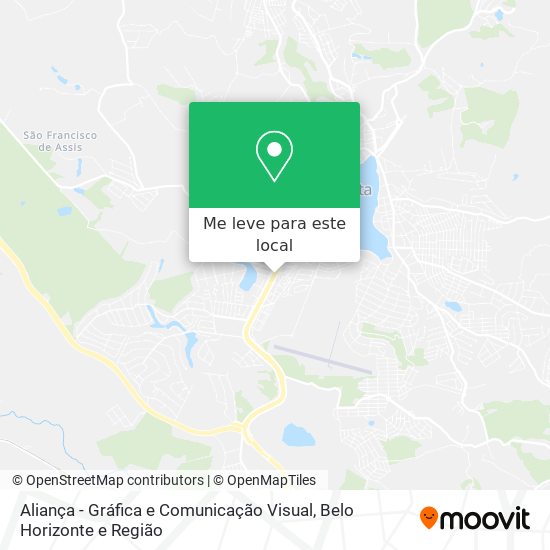 Aliança - Gráfica e Comunicação Visual mapa