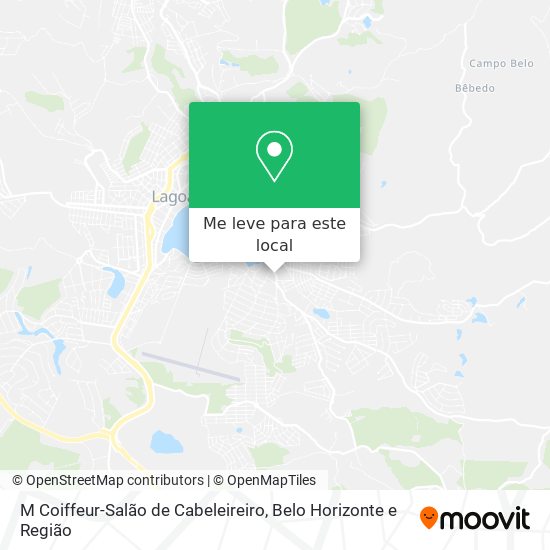 M Coiffeur-Salão de Cabeleireiro mapa