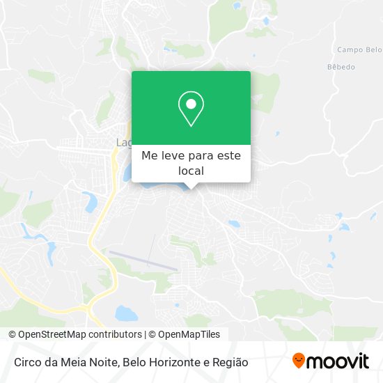 Circo da Meia Noite mapa
