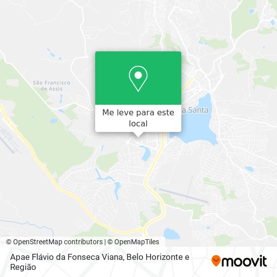 Apae Flávio da Fonseca Viana mapa