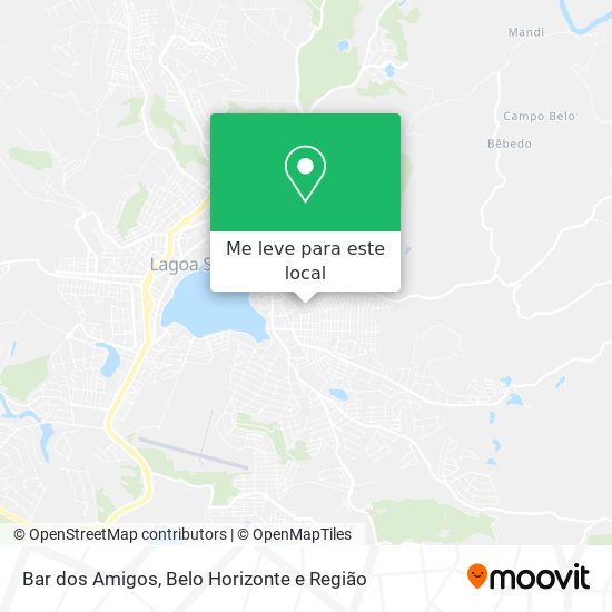 Bar dos Amigos mapa