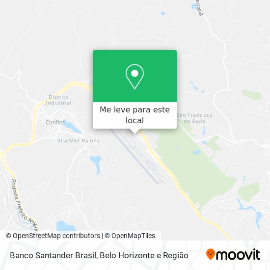 Banco Santander Brasil mapa