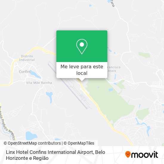 Linx Hotel Confins International Airport mapa
