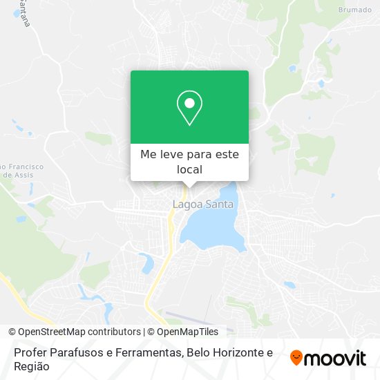 Profer Parafusos e Ferramentas mapa