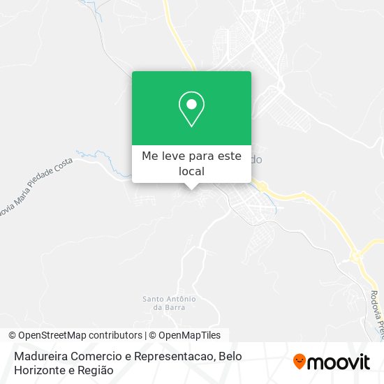 Madureira Comercio e Representacao mapa