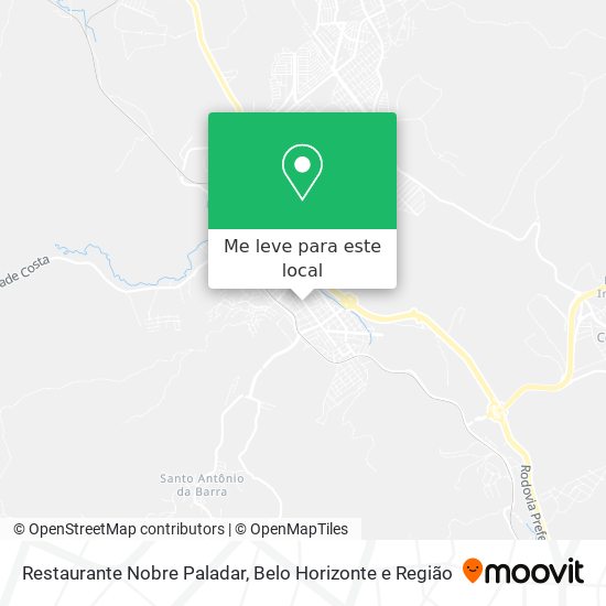 Restaurante Nobre Paladar mapa