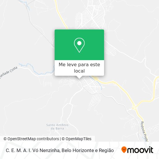 C. E. M. A. I. Vó Nenzinha mapa