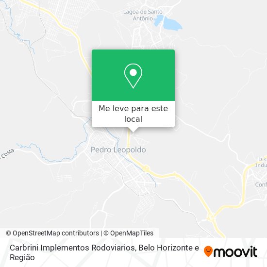 Carbrini Implementos Rodoviarios mapa