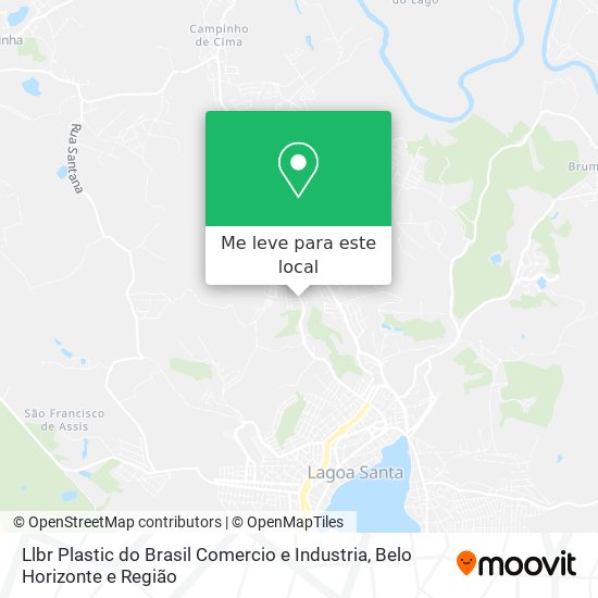 Llbr Plastic do Brasil Comercio e Industria mapa