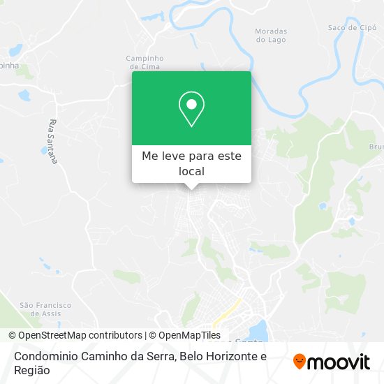 Condominio Caminho da Serra mapa