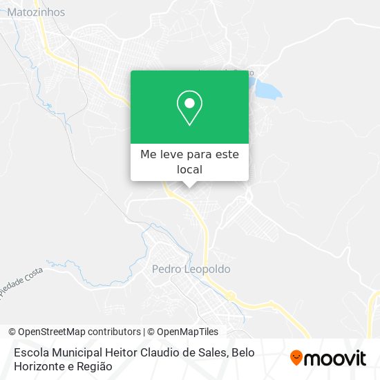 Escola Municipal Heitor Claudio de Sales mapa