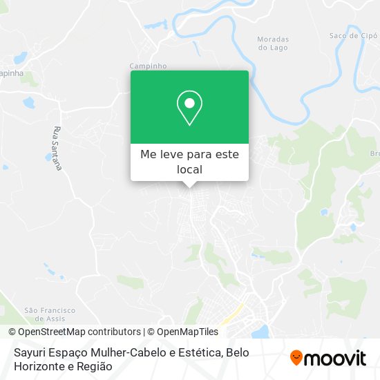 Sayuri Espaço Mulher-Cabelo e Estética mapa