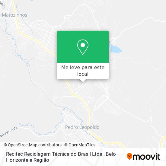 Recitec Reciclagem Técnica do Brasil Ltda. mapa