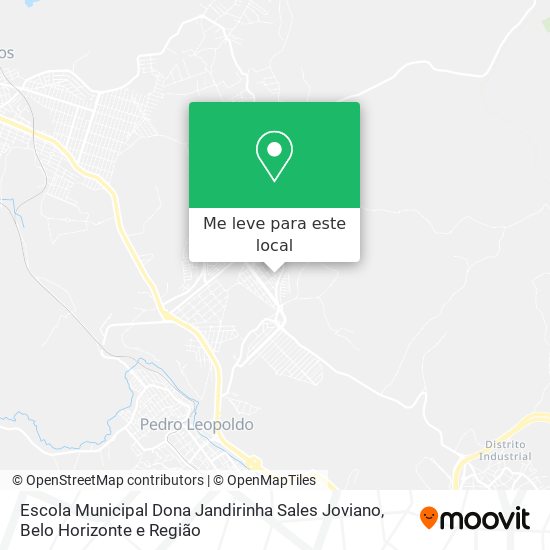 Escola Municipal Dona Jandirinha Sales Joviano mapa