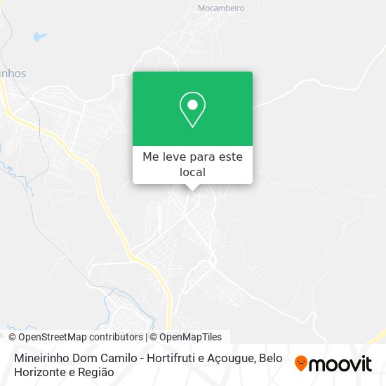 Mineirinho Dom Camilo - Hortifruti e Açougue mapa