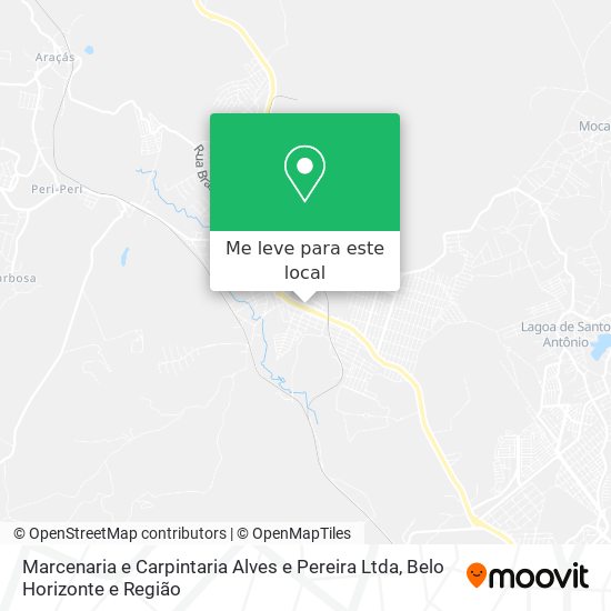Marcenaria e Carpintaria Alves e Pereira Ltda mapa