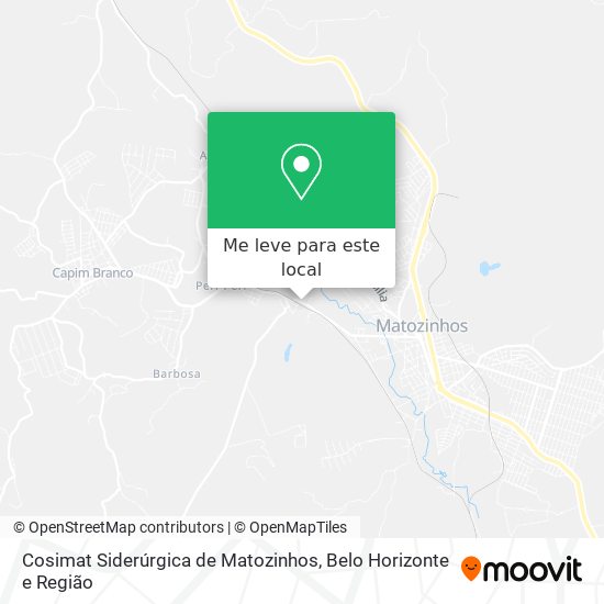 Cosimat Siderúrgica de Matozinhos mapa