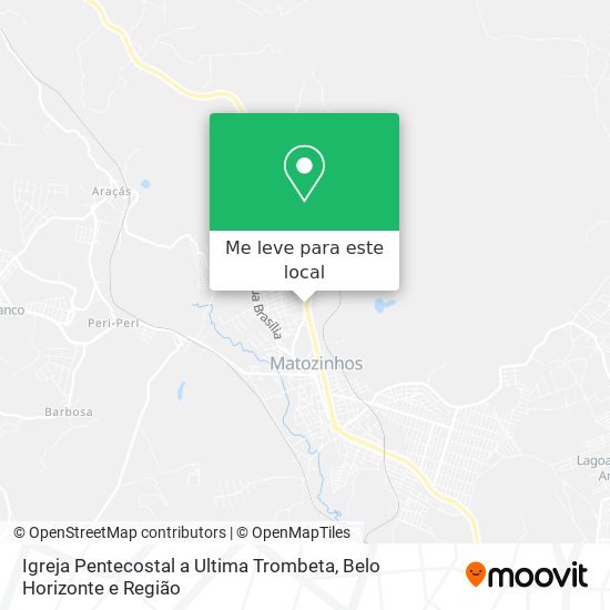Igreja Pentecostal a Ultima Trombeta mapa