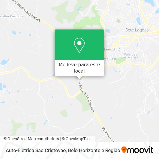 Auto-Eletrica Sao Cristovao mapa