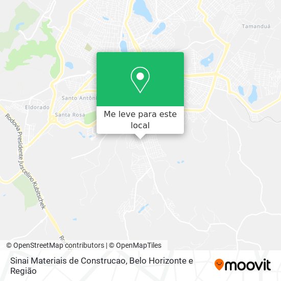 Sinai Materiais de Construcao mapa