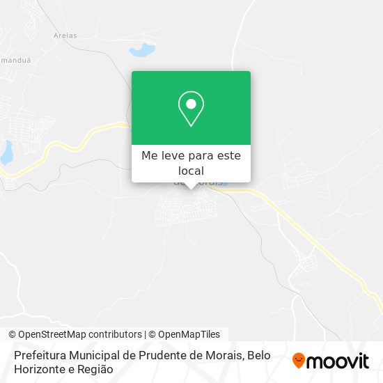 Prefeitura Municipal de Prudente de Morais mapa