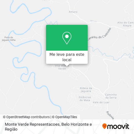 Monte Verde Representacoes mapa