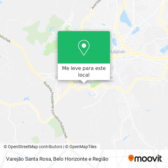 Varejão Santa Rosa mapa