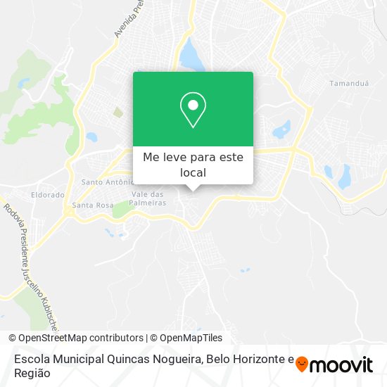 Escola Municipal Quincas Nogueira mapa