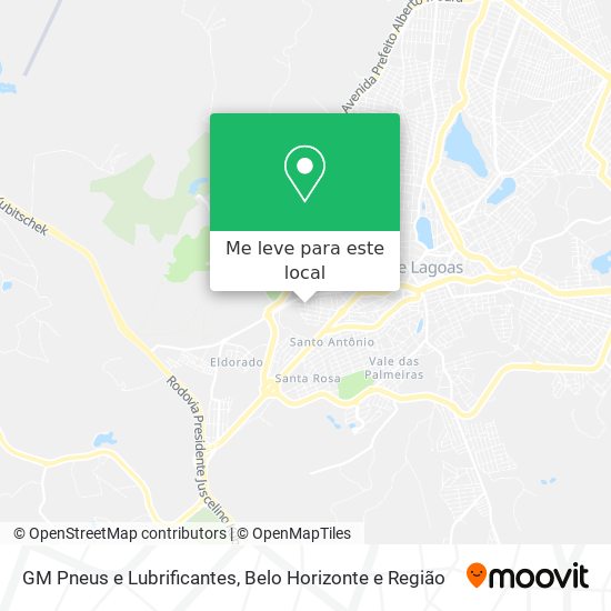GM Pneus e Lubrificantes mapa