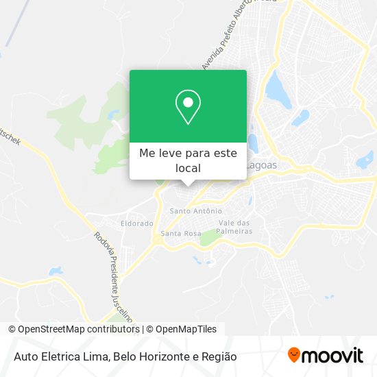 Auto Eletrica Lima mapa