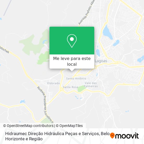 Hidraumec Direção Hidráulica Peças e Serviços mapa