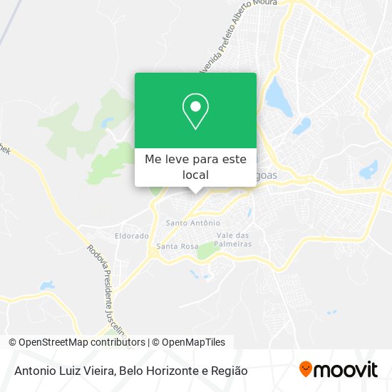 Antonio Luiz Vieira mapa
