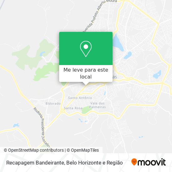 Recapagem Bandeirante mapa