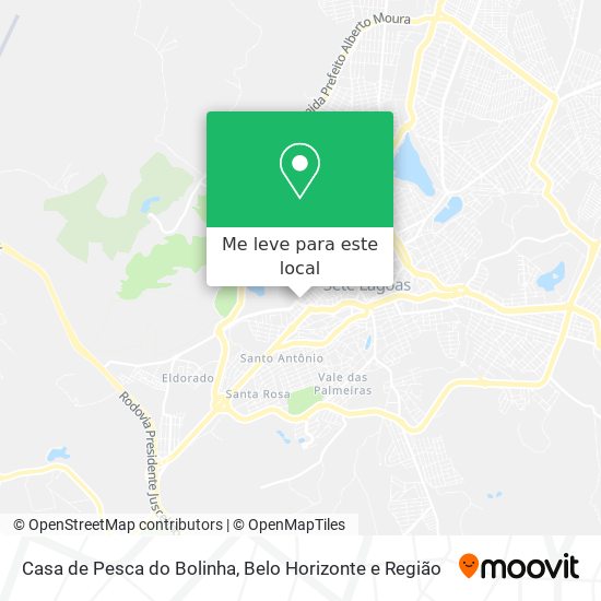Casa de Pesca do Bolinha mapa