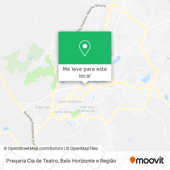 Preqaria Cia de Teatro mapa