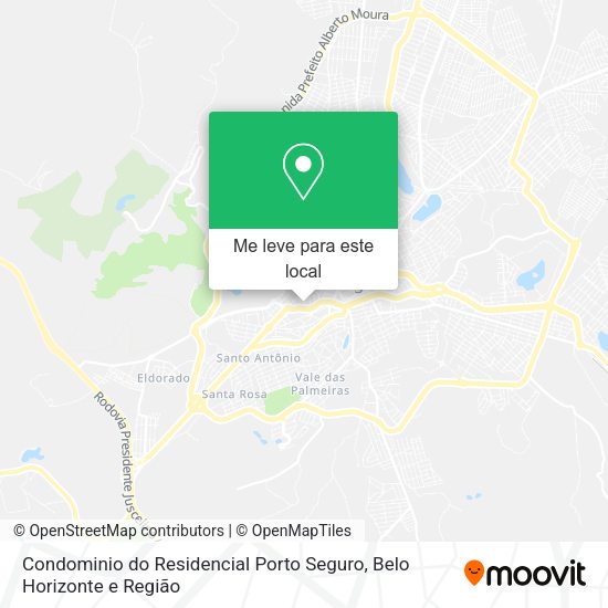 Condominio do Residencial Porto Seguro mapa