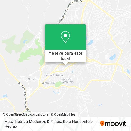 Auto Eletrica Medeiros & Filhos mapa