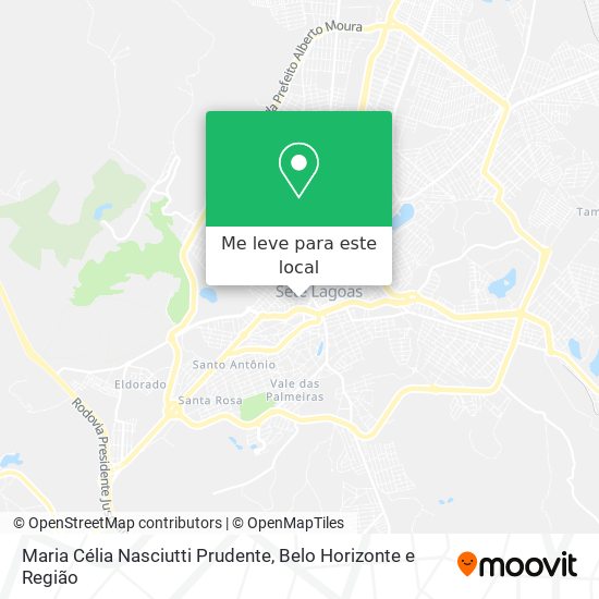 Maria Célia Nasciutti Prudente mapa