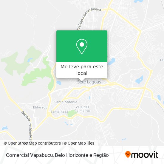 Comercial Vapabucu mapa