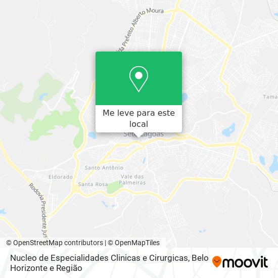 Nucleo de Especialidades Clinicas e Cirurgicas mapa