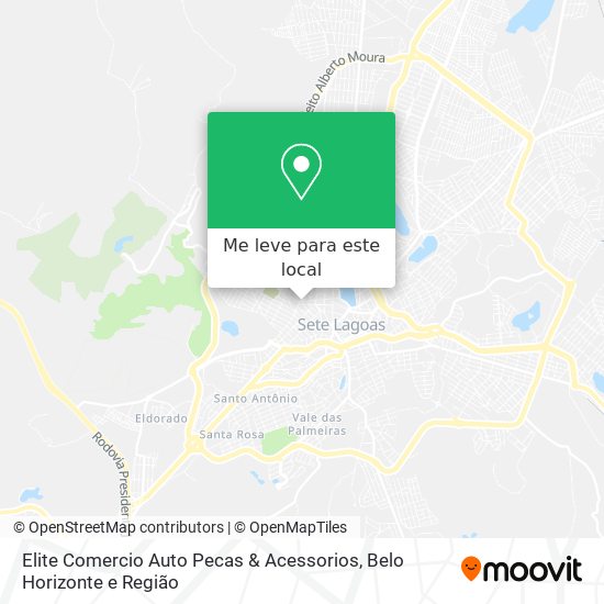 Elite Comercio Auto Pecas & Acessorios mapa
