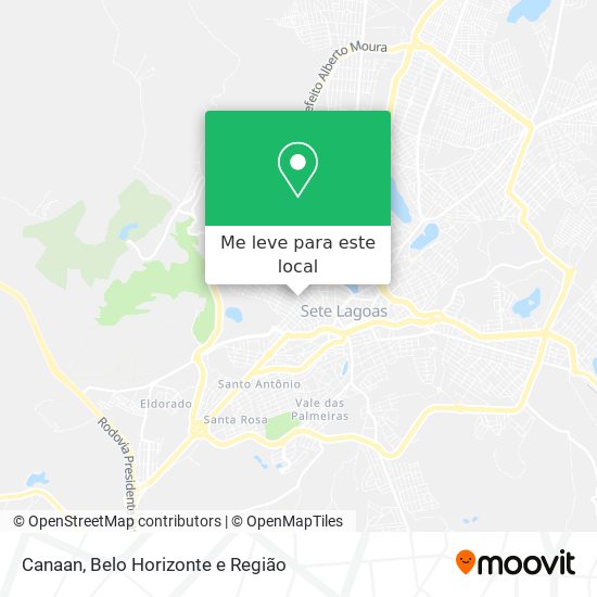 Canaan mapa