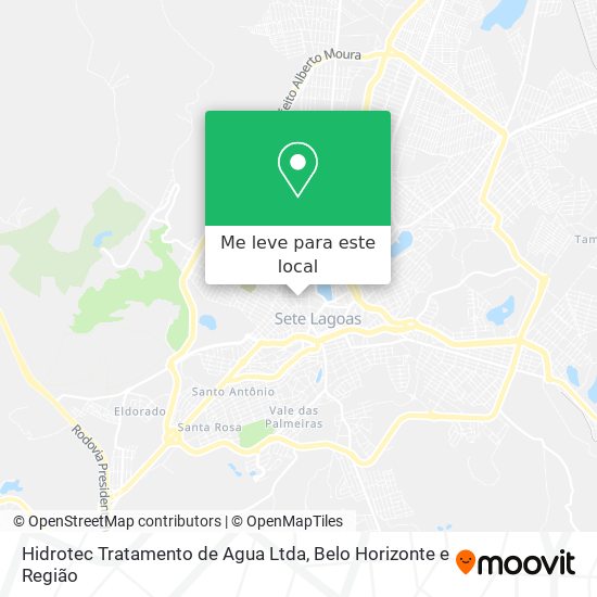 Hidrotec Tratamento de Agua Ltda mapa