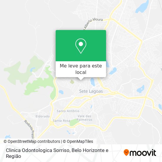 Clinica Odontologica Sorriso mapa
